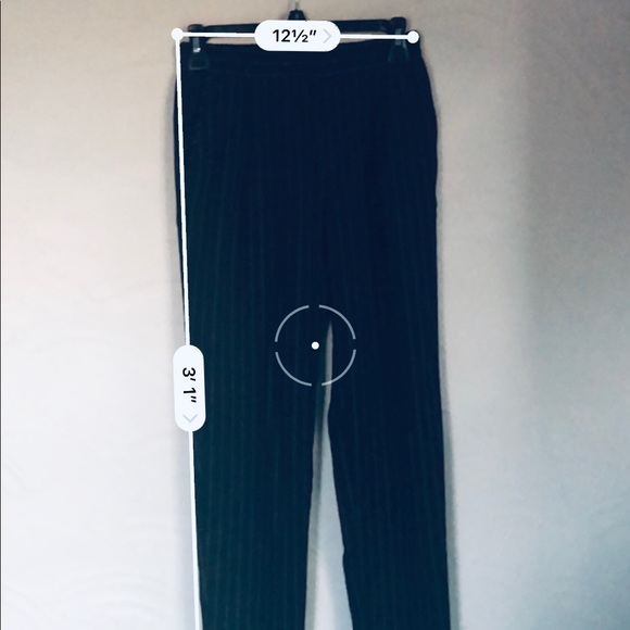 Black Pinstripe Pants - Picture 4 of 4